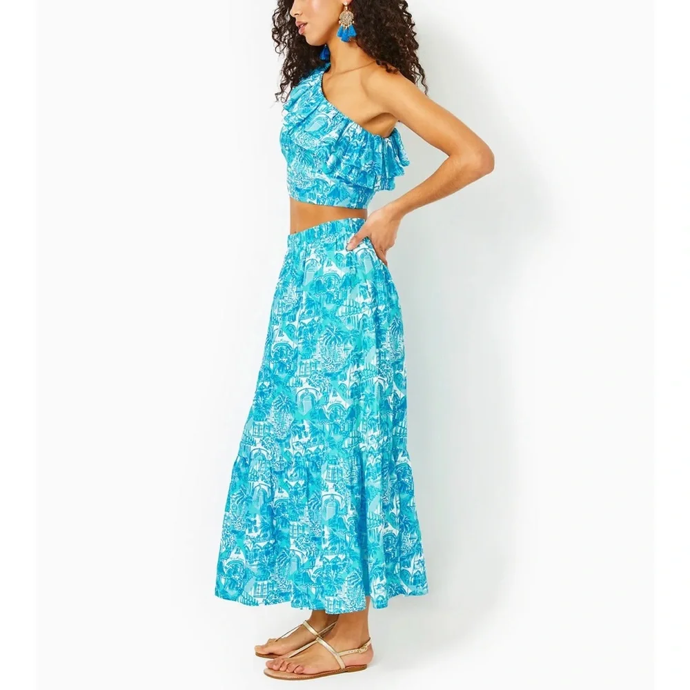 Lilly Pulitzer Kasida ruffle set - Picture 3 of 15